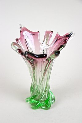 Mid-Century Sommerso Murano Glass Vase, Italy, 1960s-TQA-1321963