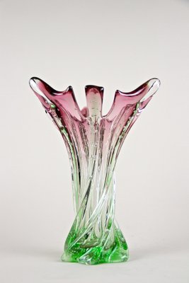 Mid-Century Sommerso Murano Glass Vase, Italy, 1960s-TQA-1321963