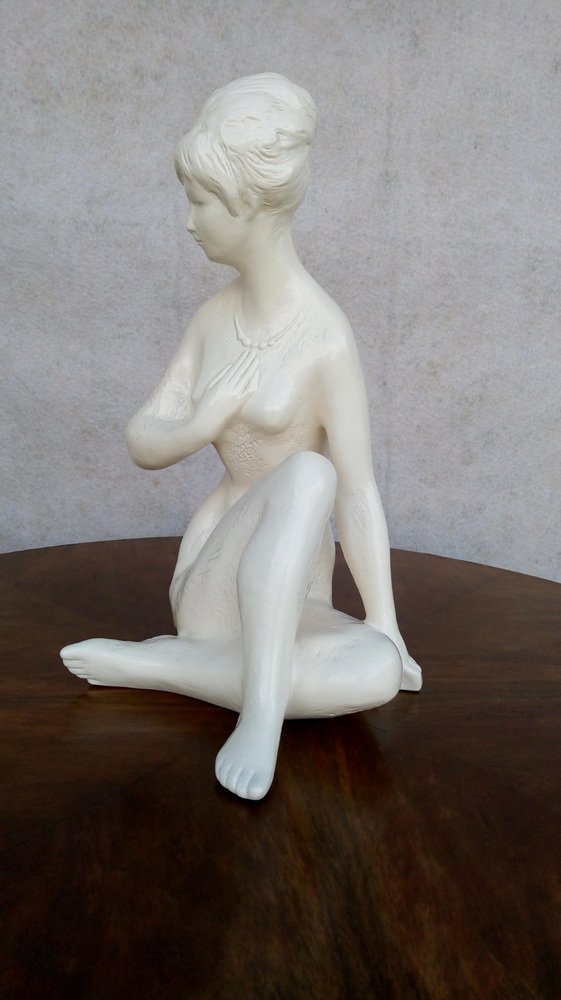 Mid-Century South Bohemian Jihokera Bechyne Sculpture attributed to Bohumil Kokrda