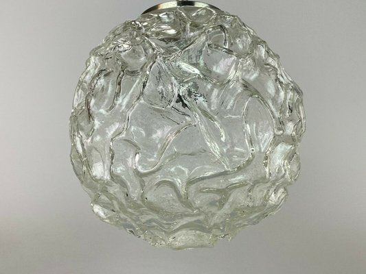 Mid-Century Space Age Ball Ceiling Lamp in Glass from Hillebrand-EJL-1138284