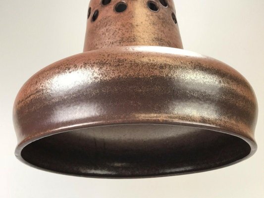 Mid-Century Space Age Brown Ceiling Lamp in Ceramic-EJL-1063998