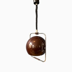 Mid-Century Space Age Brown Gepo Pendant Lamp, 1970s-ZBK-1399582