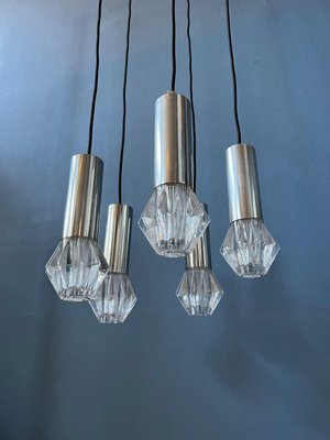 Mid-Century Space Age Cascade Pendant Lamp, 1970s-ZBK-1405888