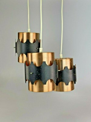 Mid-Century Space Age Cascading Ceiling Lamp in Metal from VEB Deutsche Werkstätten Hellerau-EJL-1138504