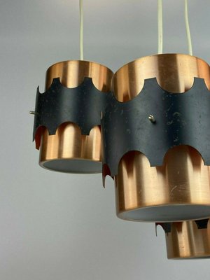 Mid-Century Space Age Cascading Ceiling Lamp in Metal from VEB Deutsche Werkstätten Hellerau-EJL-1138504