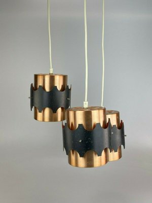 Mid-Century Space Age Cascading Ceiling Lamp in Metal from VEB Deutsche Werkstätten Hellerau-EJL-1138504