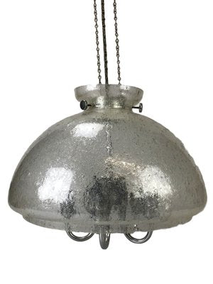 Mid-Century Space Age Ceiling Lamp in Glass from Doria Leuchten-EJL-1323808