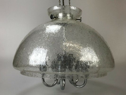 Mid-Century Space Age Ceiling Lamp in Glass from Doria Leuchten-EJL-1323808