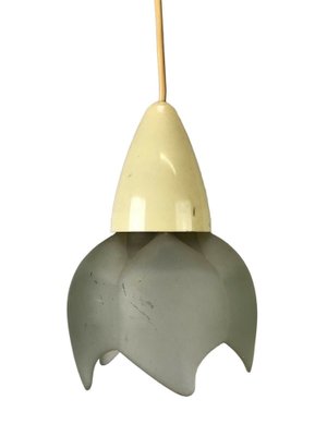 Mid-Century Space Age Ceiling Lamp in Glass from Erco-EJL-1323769