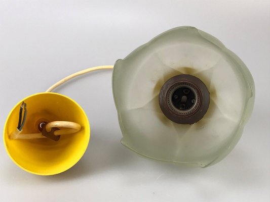 Mid-Century Space Age Ceiling Lamp in Glass from Erco-EJL-1323769