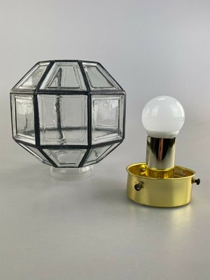 Mid-Century Space Age Ceiling Lamp in Glass from Limburg-EJL-1140857