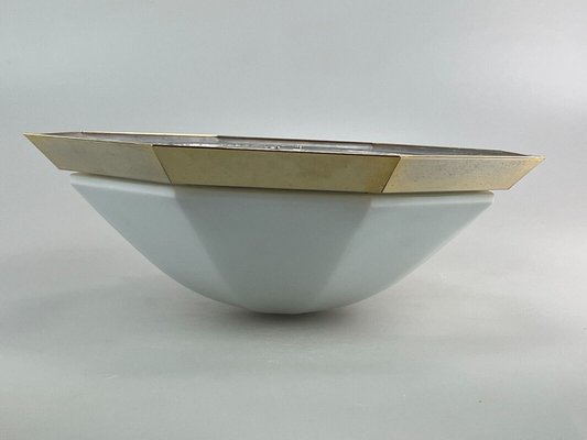 Mid-Century Space Age Ceiling Lamp in Glass from Limburg Glashütte, 1960s or 1970s-EJL-1368520