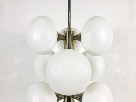 Mid-Century Space Age Chrome 9-Arm Chandelier from Kaiser Idell / Kaiser Leuchten, 1960s-PUK-564674