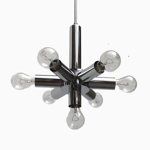 Mid-Century Space Age Chrome Ceiling Lamp-UAH-883796