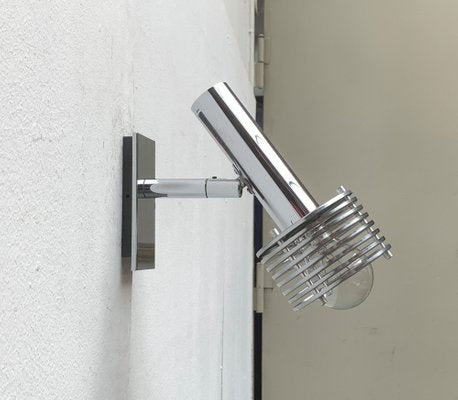 Mid-Century Space Age Chrome Wall Lamp, 1960s-UAH-1239066