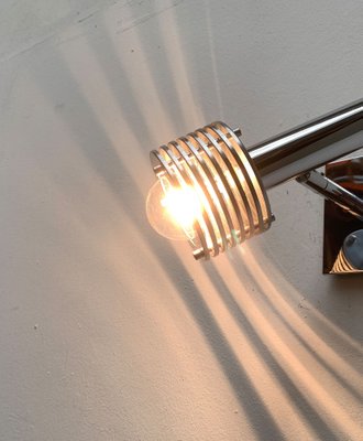 Mid-Century Space Age Chrome Wall Lamp, 1960s-UAH-1239066