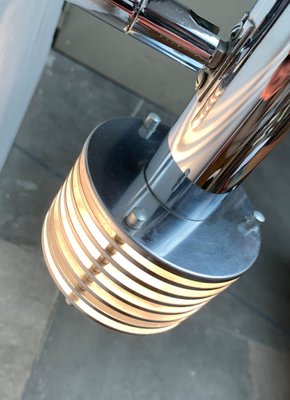 Mid-Century Space Age Chrome Wall Lamp, 1960s-UAH-1239066