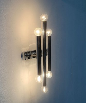 Mid-Century Space Age Chrome Wall Lamp-UAH-1115364