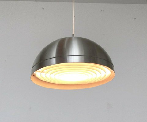 Mid-Century Space Age Danish Model P 232 L Globe Pendant Lamp by Svend Middelboe for Nordisk Solar, 1960s-UAH-2028126