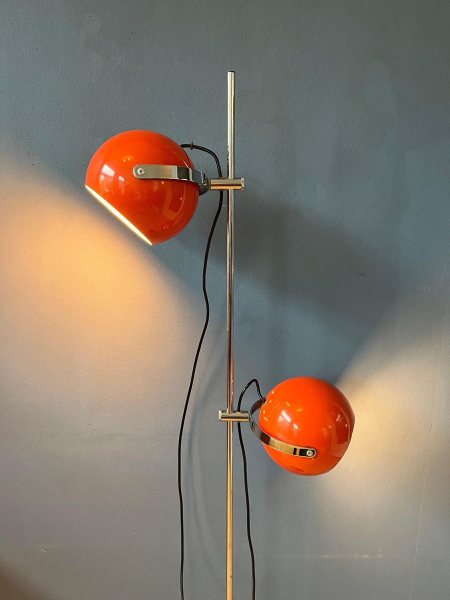 Mid-Century Space Age Eyeball Floor Lamp from Herda