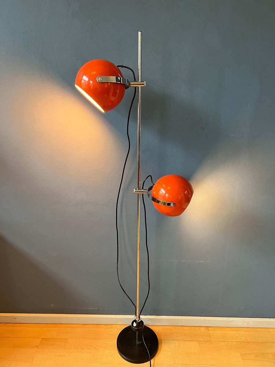 Mid-Century Space Age Eyeball Floor Lamp from Herda