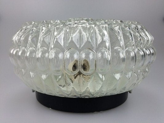 Mid-Century Space Age Flush Mount in Glass, 1960s-EJL-1323741