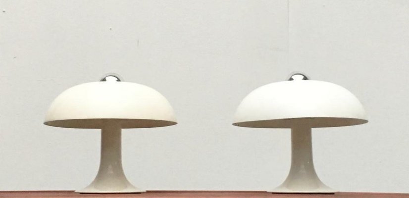 Mid-Century Space Age German Mushroom Table Lamp from Kaiser Idell / Kaiser Leuchten, 1960s, Set of 2-UAH-2028149