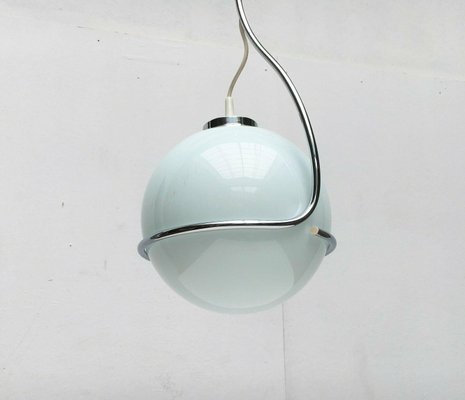 Mid-Century Space Age Italian Glass Ball Pendant, 1960s-UAH-2028138