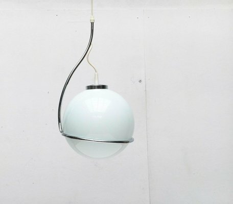 Mid-Century Space Age Italian Glass Ball Pendant, 1960s-UAH-2028138