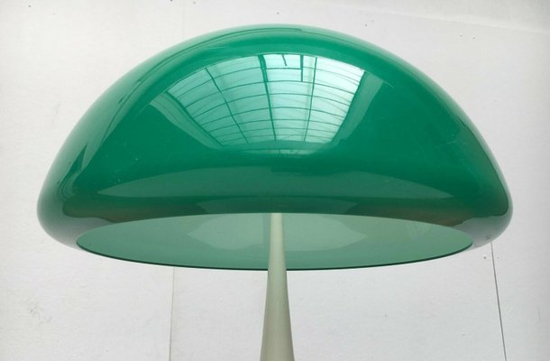 Mid-Century Space Age Italian Green Early Model Toledo Table Lamp by Luigi Massoni for Harvey Guzzini, 1960s-UAH-2027946