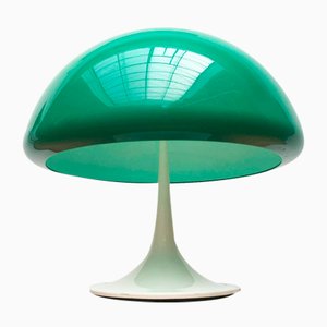 Mid-Century Space Age Italian Green Early Model Toledo Table Lamp by Luigi Massoni for Harvey Guzzini, 1960s-UAH-2027946