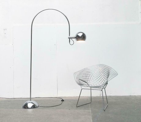 Mid-Century Space Age Metal Chrome Arc Floor Lamp from Cosack, 1960s-UAH-1725642