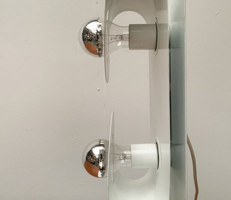 Mid-Century Space Age Metal Table Lamp-UAH-1145240