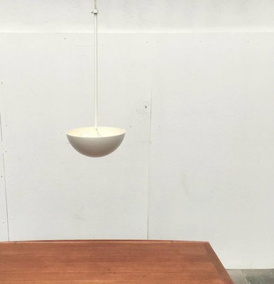 Mid-Century Space Age Minimalist Fiberglass Pendant Lamp, 1960s, Set of 2-UAH-2028134