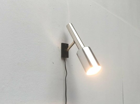 Mid-Century Space Age Minimalist French Wall Lamp by Jacques Biny for Lita, 1960s-UAH-2028094