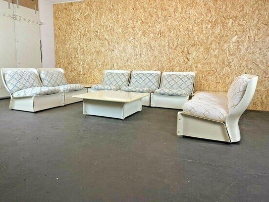 Mid-Century Space Age Modular Sofa in Fiberglass, Set of 10-EJL-1112124