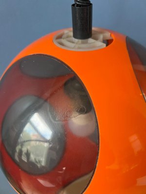 Mid-Century Space Age Orange Bug Eye Pendant Lamp by Luigi Colani, 1970s-ZBK-1399584