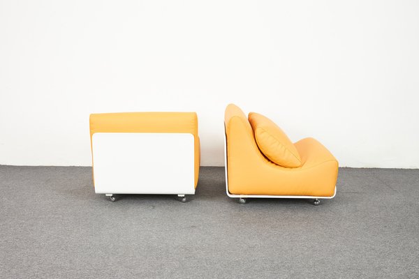 Mid-Century Space Age Orbis Plywood Lounge Chairs by Luigi Colani for Cor, 1972, Set of 2-XCG-1817965