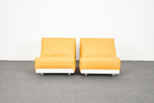 Mid-Century Space Age Orbis Plywood Lounge Chairs by Luigi Colani for Cor, 1972, Set of 2-XCG-1817965