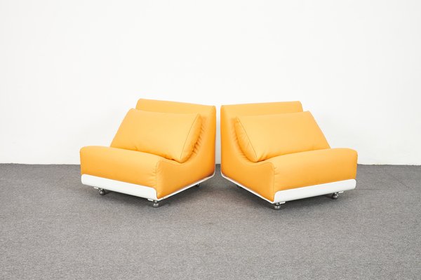 Mid-Century Space Age Orbis Plywood Lounge Chairs by Luigi Colani for Cor, 1972, Set of 2-XCG-1817965