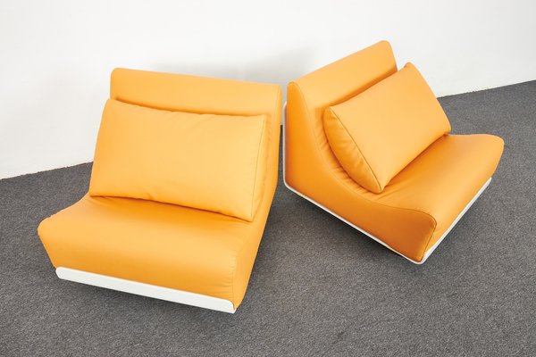 Mid-Century Space Age Orbis Plywood Lounge Chairs by Luigi Colani for Cor, 1972, Set of 2-XCG-1817965