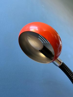 Mid-Century Space Age Red Adjustable UFO Table Lamp-ZBK-1717777