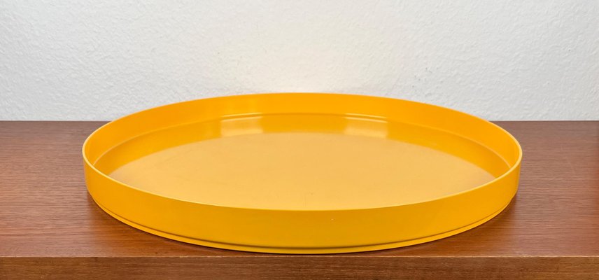 Mid-Century Space Age Swedish Yellow Melamin Tray, 1960s-UAH-2024478