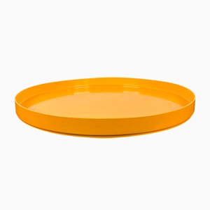 Mid-Century Space Age Swedish Yellow Melamin Tray, 1960s-UAH-2024478