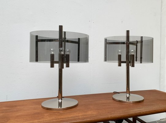 Mid-Century Space Age Table Lamps, 1970s, Set of 2-UAH-1299748