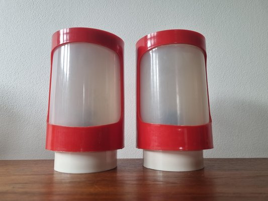 Mid-Century Space Age Table Lamps, 1970s, Set of 2-TZ-1266449