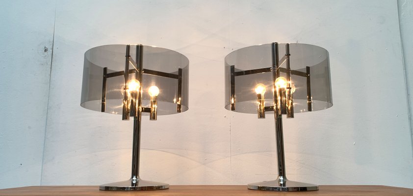 Mid-Century Space Age Table Lamps, 1970s, Set of 2-UAH-1299748