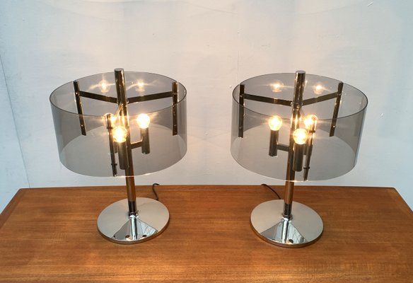 Mid-Century Space Age Table Lamps, 1970s, Set of 2-UAH-1299748