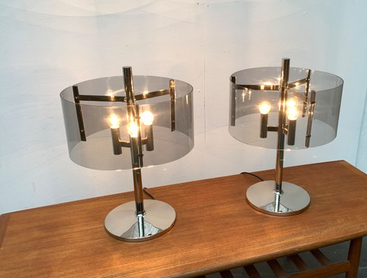 Mid-Century Space Age Table Lamps, 1970s, Set of 2-UAH-1299748