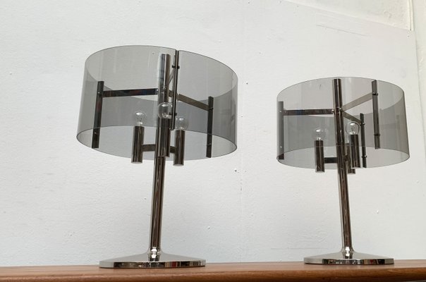 Mid-Century Space Age Table Lamps, 1970s, Set of 2-UAH-1299748